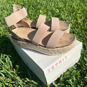 Esprit nude espadrilles | 8.5